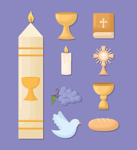 Nine First Communion Items