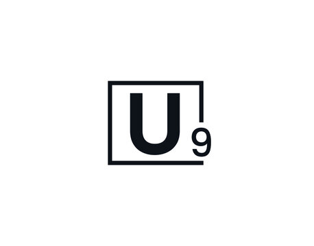 U9, 9U Initial letter logo