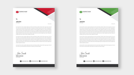 Wall Mural - letterhead template