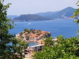 Canvas Print - Sveti Stefan, Monténégro