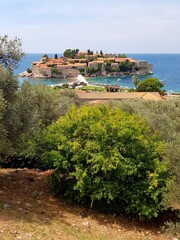 Canvas Print - Sveti Stefan, Monténégro