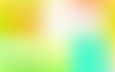 Poster - light green, yellow vector abstract blur drawing.