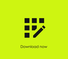 Poster - Pen vector icon. Editable stroke. Symbol in Line Art Style for Design, Presentation, Website or Apps Elements, Logo. Pixel vector graphics - Vector