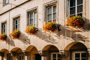 Sticker - Beautiful shot of a building in the city of Prague in Czech Republic