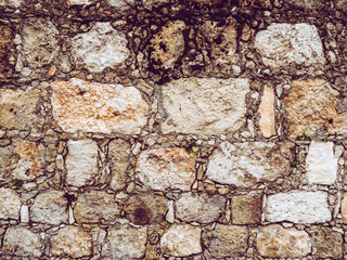 Canvas Print - Closeup of an old brick wall - perfect for background