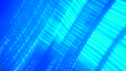 Wall Mural - Closeup shot light accelerates movements transmitting data and information