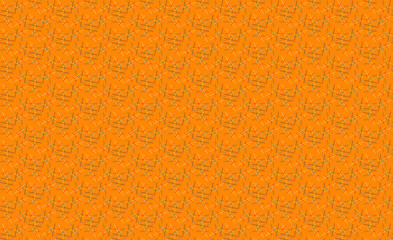 Poster - Seamless ethnic and geometric pattern for fabric, Textile ornament in an orange color