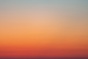tranquil background of red and orange gradient sky