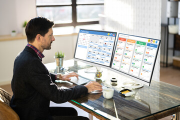 Poster - Business Schedule Calendar