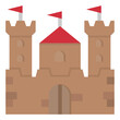 castel flat icon