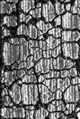 Wall Mural - Cracked white paint on fabric as an abstract background.