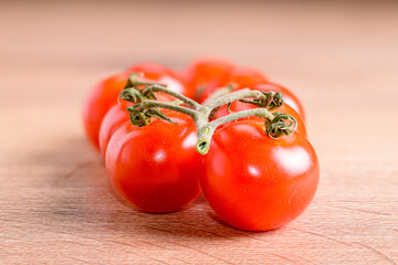 Sticker - Shallow focus of cherry tomatoes in branch