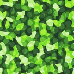 Canvas Print - abstract monochrome emerald green background. vector polygonal design