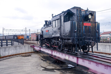 C12形タンク式蒸気機関車　大井川鐵道新金谷駅（静岡県島田市）