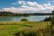 Williams Lake in sunny summer day. British Columbia, Canada