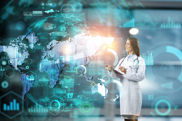 Wall Mural - moderm medicine concept