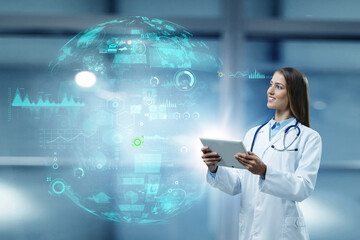 Wall Mural - moderm medicine concept