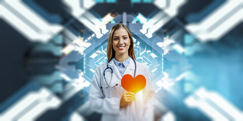 Wall Mural - moderm medicine. cardiology