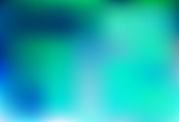 Poster - light blue, green vector abstract background.