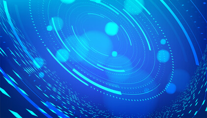 Poster - digital technology background. abstract tech visual for science template. industrial artificial inte