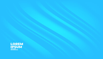 Poster - Abstract blue background. Blue modern shapes background for banner template.