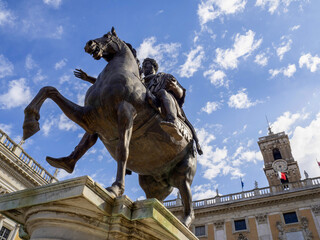 Wall Mural - Campidoglio Rome place capitoline hill view