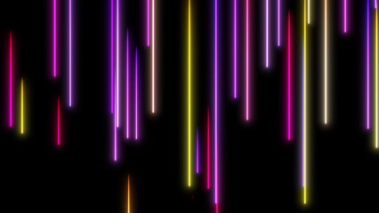 Poster - Glowing backgrounds of lines