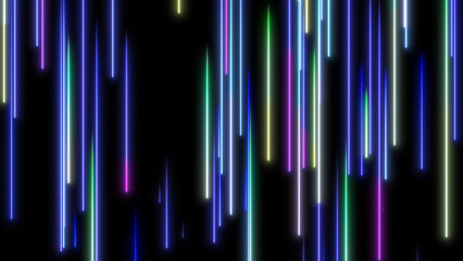 Poster - Glowing backgrounds of lines