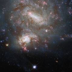 Wall Mural - nasa/esa/hubble ngc 4496a and ngc 4496b