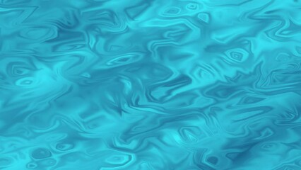 Canvas Print - Blue Liquid Background Waving Water Fluid 3D Texture Abstract Surface 4K
