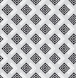 Rauten nahtloses Muster schwarz weiß grau für Teppiche, Tapete, Interieur, handgezeichnet, Kritzeleien, Hintergründe, geometrisch