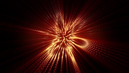 Wall Mural - Abstract background shiny futuristic fancy geometry object transforming loop