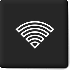 Wall Mural - neumorphism interface button. modern website or mobile app design. neumorphic ui ux black design.