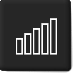 Wall Mural - neumorphism interface button. modern website or mobile app design. neumorphic ui ux black design.