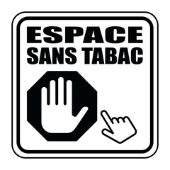 Sticker - Logo espace sans tabac.