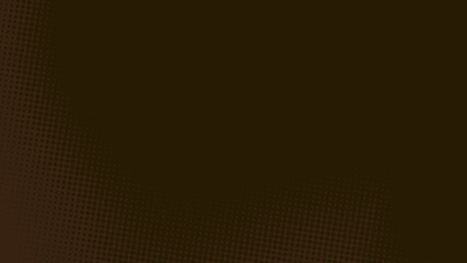 Poster - Abstract dots halftone brown dark color pattern gradient texture background.