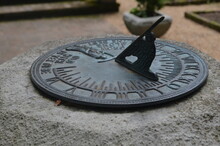 An Old And Vintage Sundial 