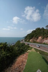 Canvas Print - view of the coast of the sea