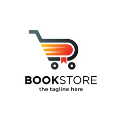 Sticker - Bookstore logo design