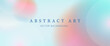 Abstract holographic gradient background vector. Pastel wallpaper in modern style with smooth blend white, blue and pink color. Colorful and trendy design for presentation, business, media, banner.