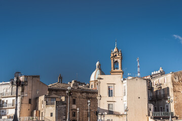 View of Caltagirone City Centre, Catania, Sicily, Italy, Europe, World Heritage Site