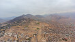 Aerial view of the municipalities of Santiago de Surco and San Juan de Miraflores in Lima