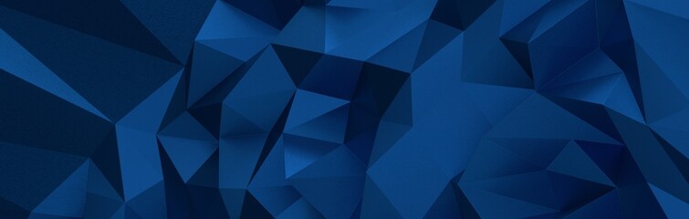 Geometric blue ice low poly background