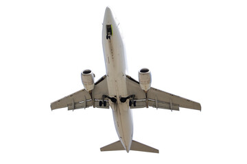 Wall Mural - Plane isolated on a white background