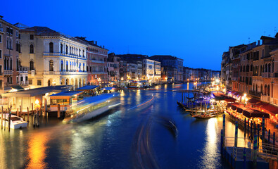 Wall Mural - Canale Grande at night, Venice Italy