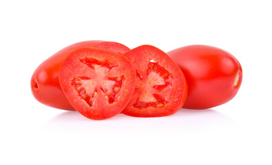 Canvas Print -  tomato on a white background