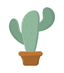 Poster - potted cactus nature