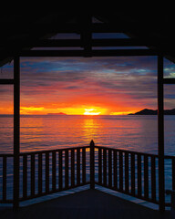 Wall Mural - sunset colors