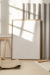© Mareike Böhmer - In The Studio 2 Mockup Scene Single Wooden Frame canvas Floor