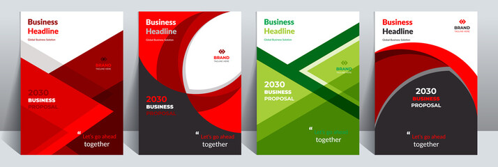 proposal catalog cover design template is adept to the multipurpose project such as a brochure, annu